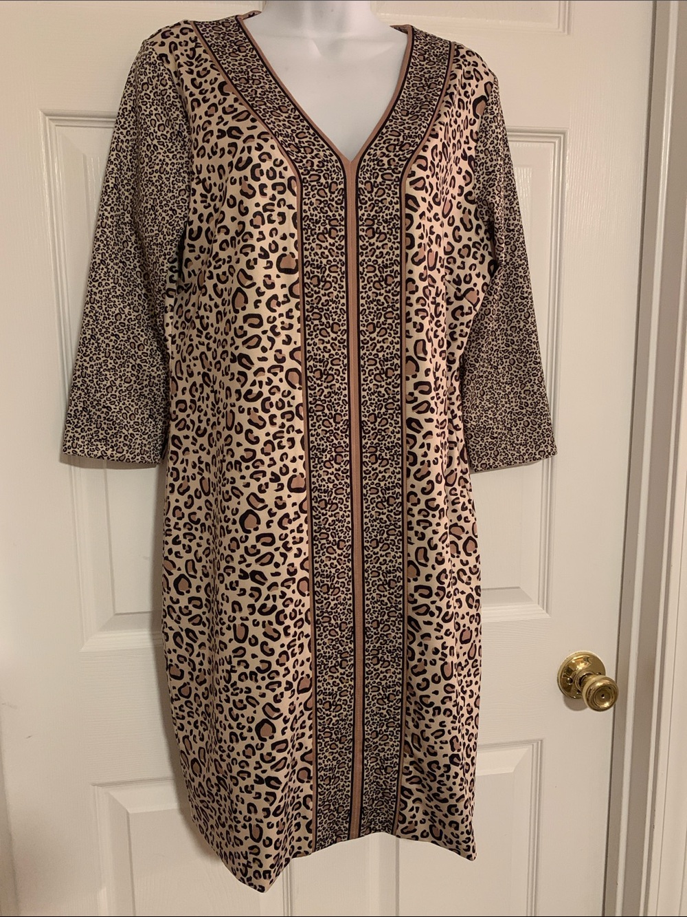 Gretchen Scott Wildcat Bordertown Jersey Sheath Dress